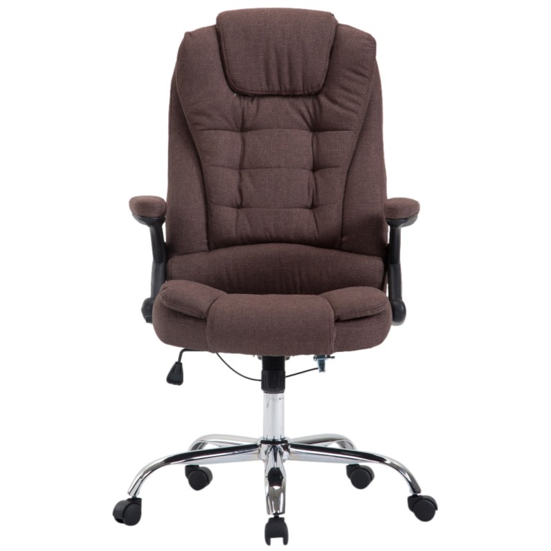 Silla de oficina Thor en tela marrón