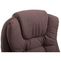 Silla de oficina Thor en tela marrón