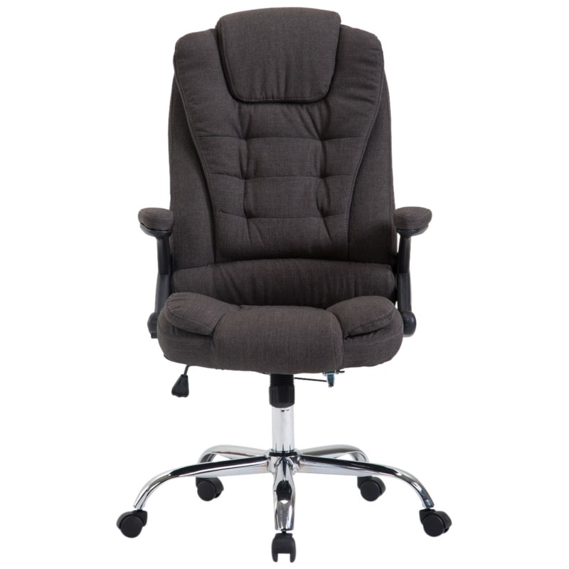 Silla de oficina Thor en tela gris oscuro