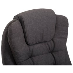 Silla de oficina Thor en tela gris oscuro