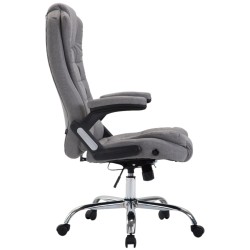 Silla de oficina Thor en tela gris