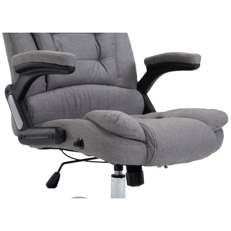 Silla de oficina Thor en tela gris