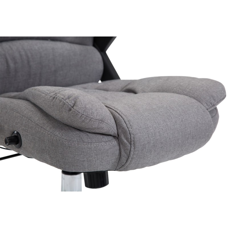 Silla de oficina Thor en tela gris