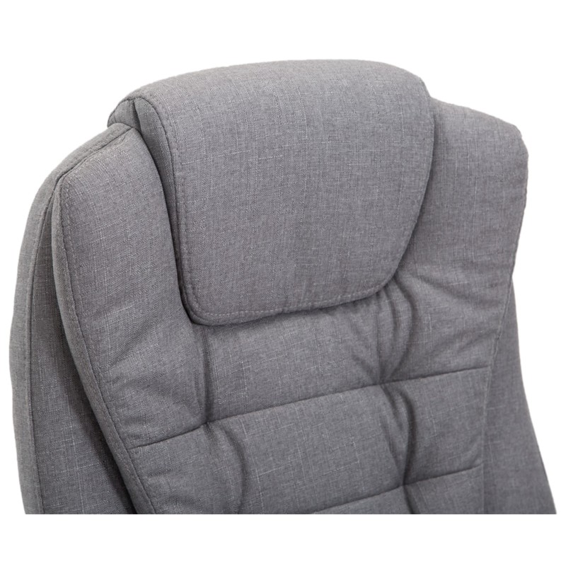 Silla de oficina Thor en tela gris