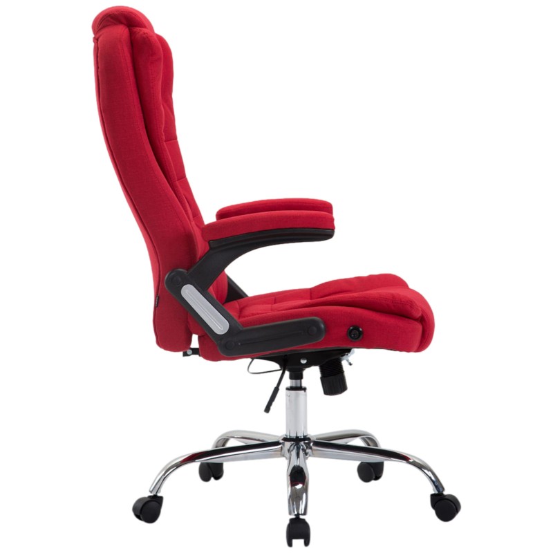 Silla de oficina Thor en tela roja