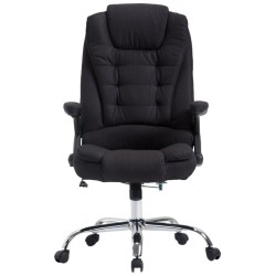 Silla de oficina Thor en tela negra