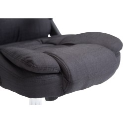 Silla de oficina Thor en tela negra