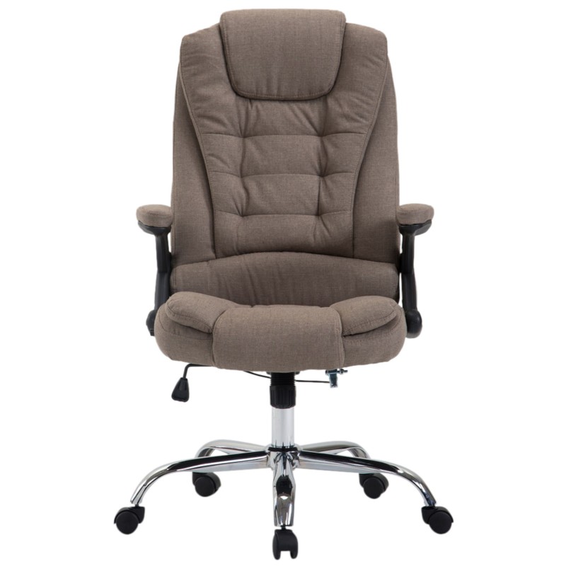 Silla de oficina Thor en tela color topo