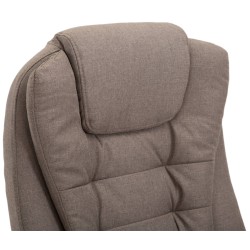 Silla de oficina Thor en tela color topo