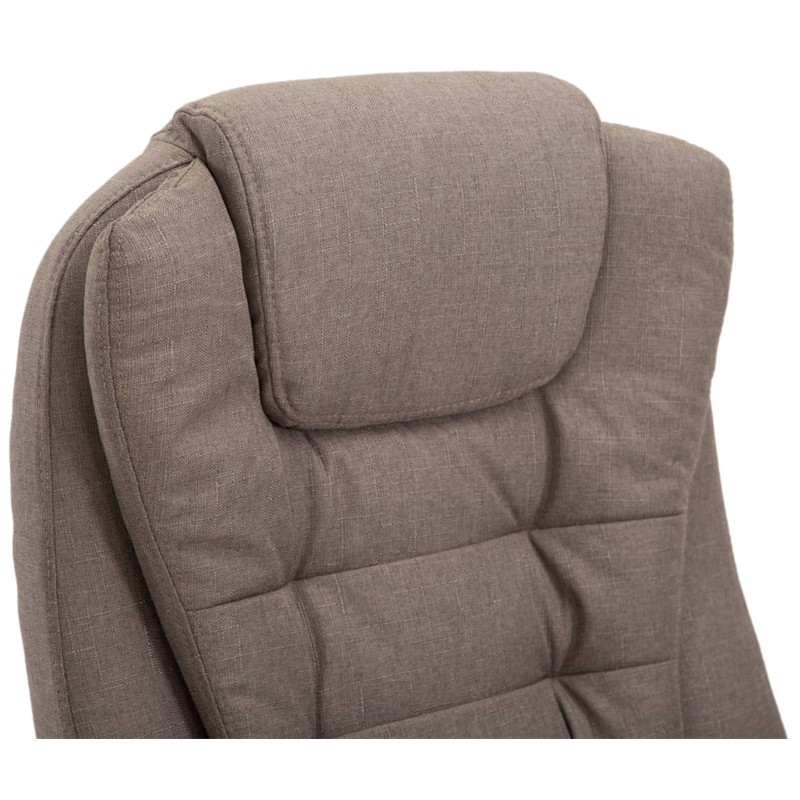 Silla de oficina Thor en tela color topo