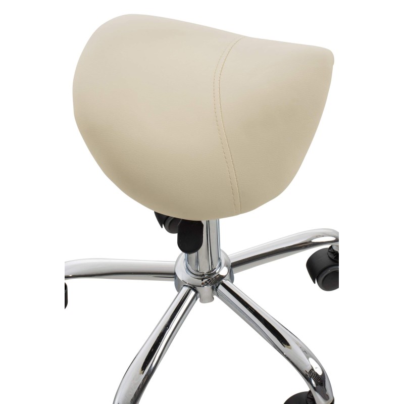 Taburete de trabajo Reno Cream