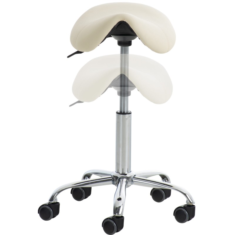 Taburete de trabajo Reno Cream