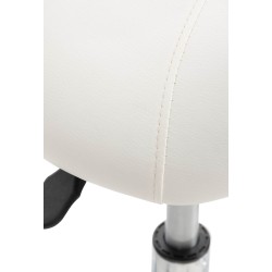 Taburete de trabajo blanco Reno