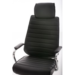 Silla de oficina negra Rako V2