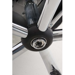 Silla de oficina negra Rako V2