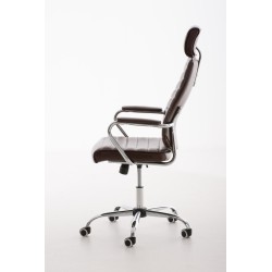 Silla de oficina Rako V2 en color rojo burdeos