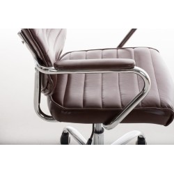 Silla de oficina Rako V2 en color rojo burdeos