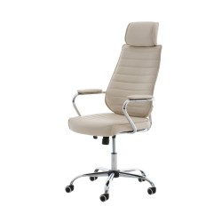 Silla de oficina Rako V2 color crema