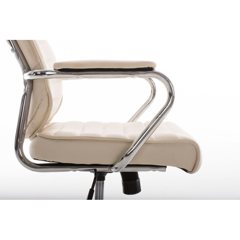 Silla de oficina Rako V2 color crema