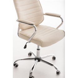 Silla de oficina Rako V2 color crema