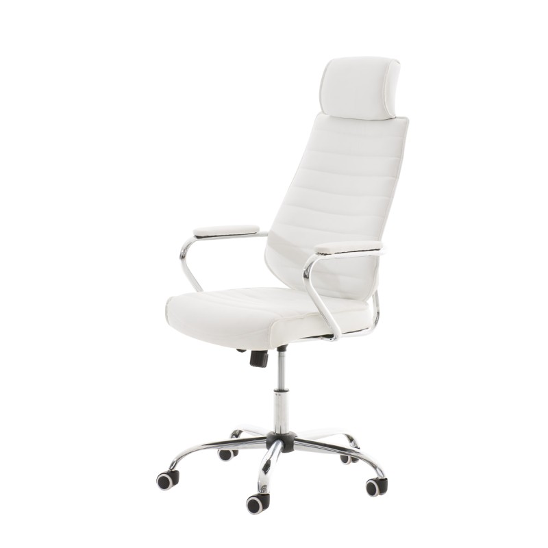 Silla de oficina blanca Rako V2
