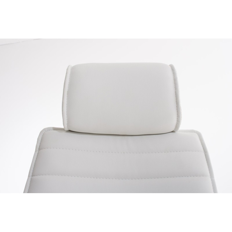 Silla de oficina blanca Rako V2