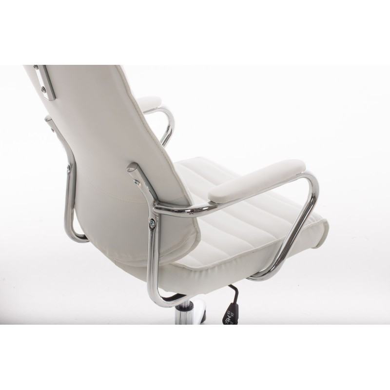 Silla de oficina blanca Rako V2