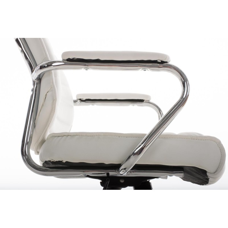 Silla de oficina blanca Rako V2