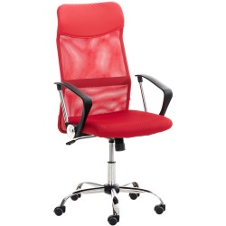 Silla de oficina roja Washington V2