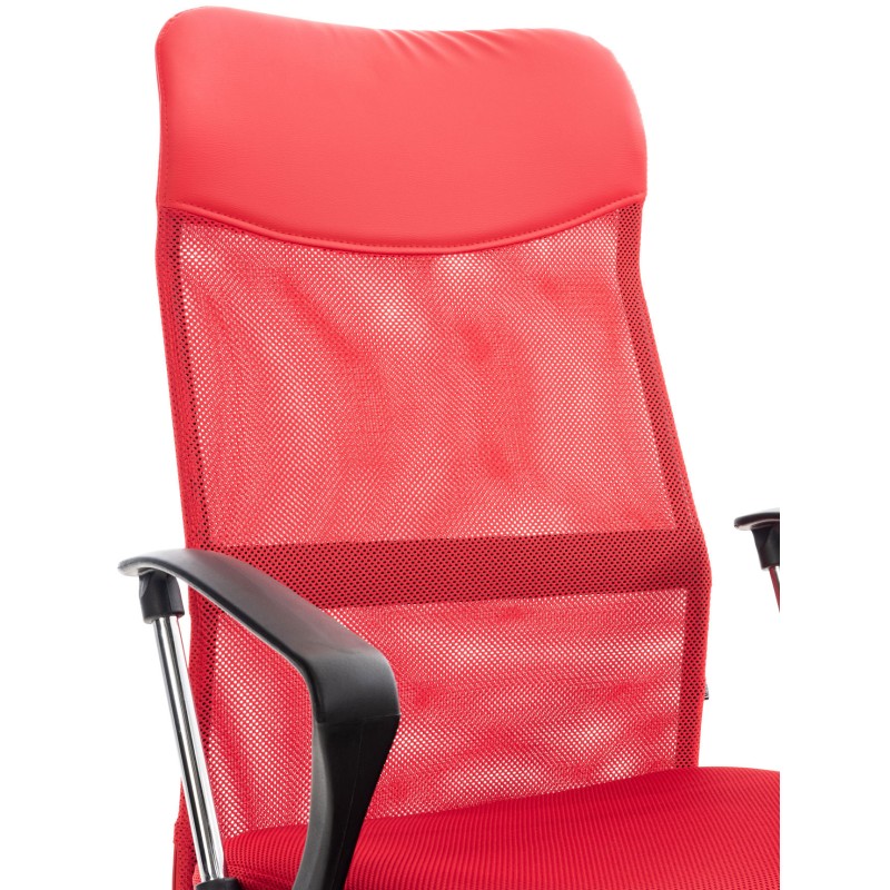 Silla de oficina roja Washington V2