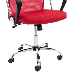 Silla de oficina roja Washington V2