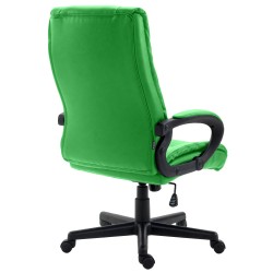 Silla de oficina Sparta XL en piel sintética verde