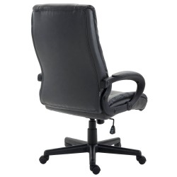 Silla de oficina Sparta XL en piel sintética negra
