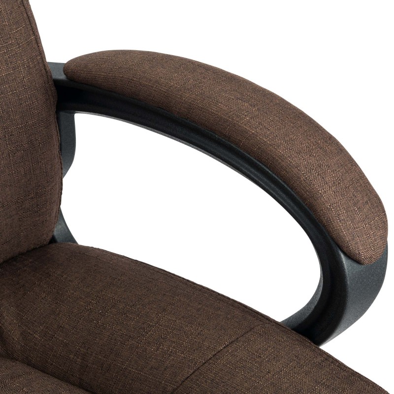 Silla de oficina Sparta XL en tela marrón