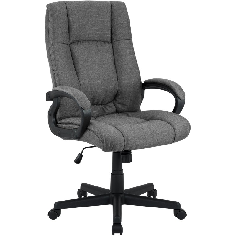 Silla de oficina Sparta XL en tela gris oscuro