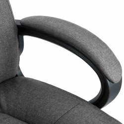 Silla de oficina Sparta XL en tela gris oscuro