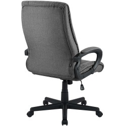 Silla de oficina Sparta XL en tela gris oscuro