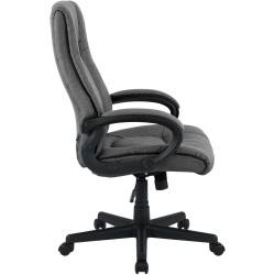 Silla de oficina Sparta XL en tela gris oscuro