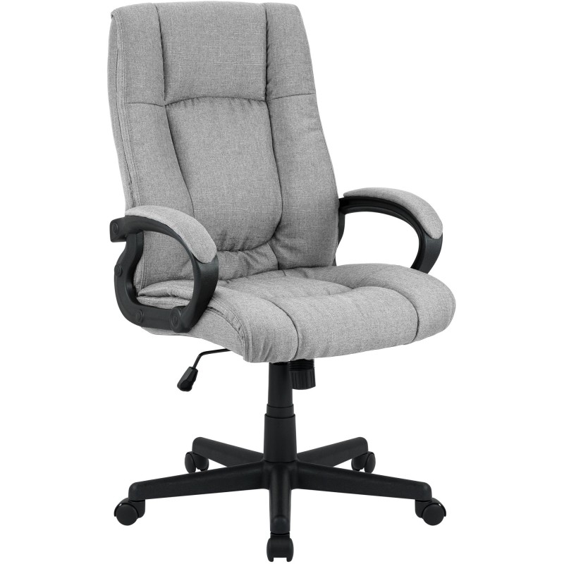 Silla de oficina Sparta XL en tela gris