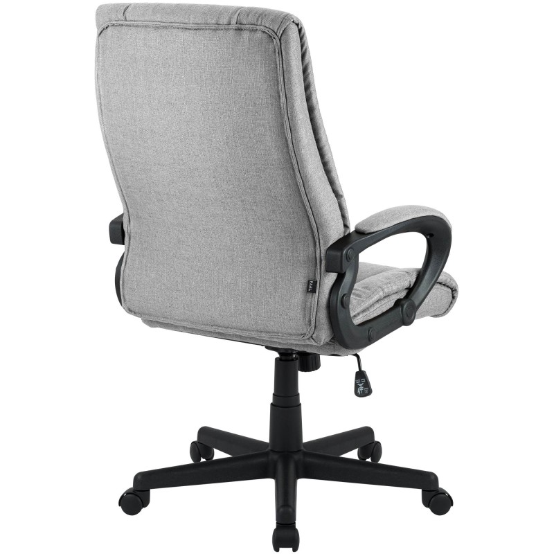 Silla de oficina Sparta XL en tela gris