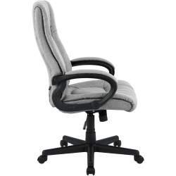 Silla de oficina Sparta XL en tela gris