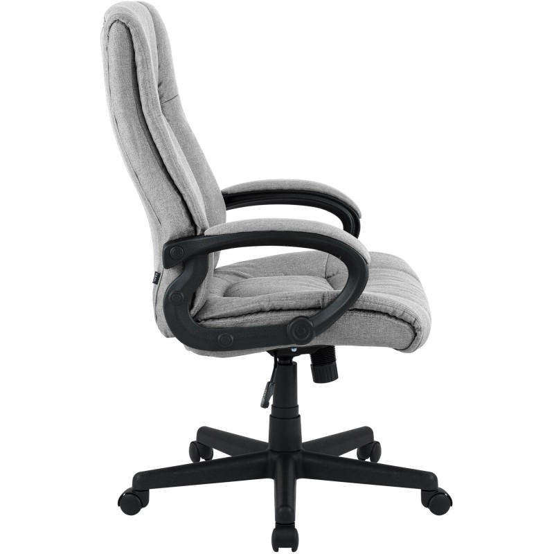 Silla de oficina Sparta XL en tela gris