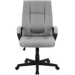 Silla de oficina Sparta XL en tela gris