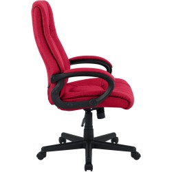 Silla de oficina Sparta XL en tela roja