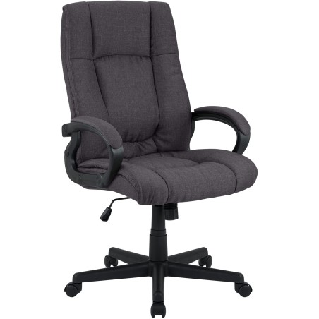 Silla de oficina Sparta XL en tela negra
