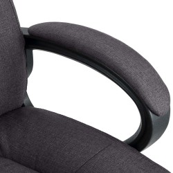 Silla de oficina Sparta XL en tela negra