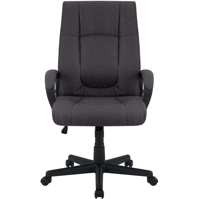 Silla de oficina Sparta XL en tela negra