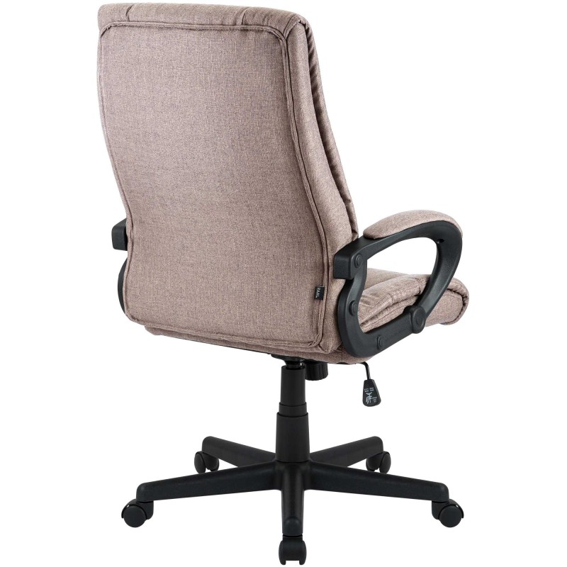 Silla de oficina Sparta XL en tela color topo
