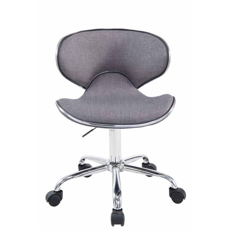 Taburete de trabajo Las Vegas V2 en tela gris
