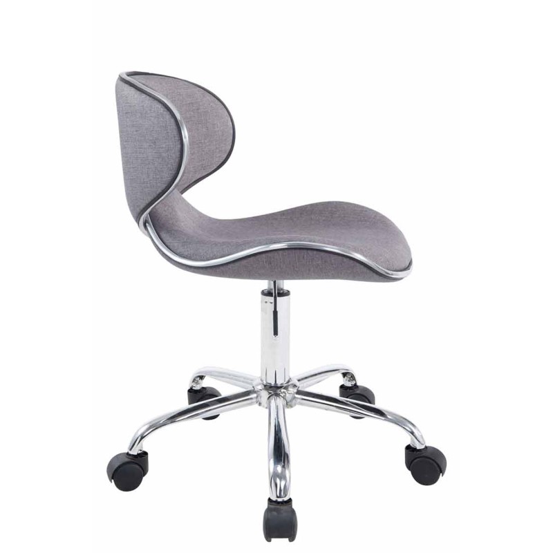 Taburete de trabajo Las Vegas V2 en tela gris
